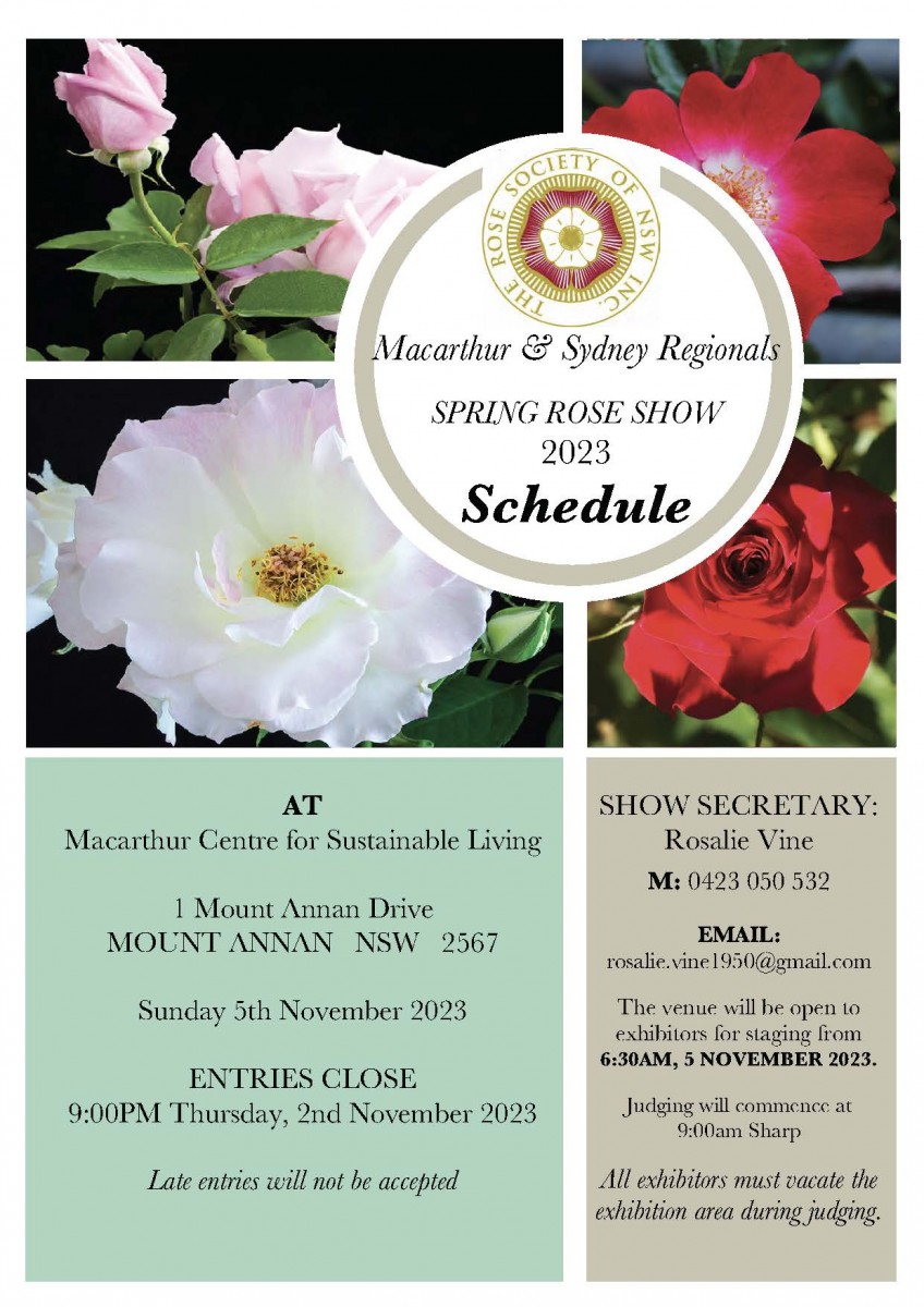 Macarthur Sydney Spring Rose Show